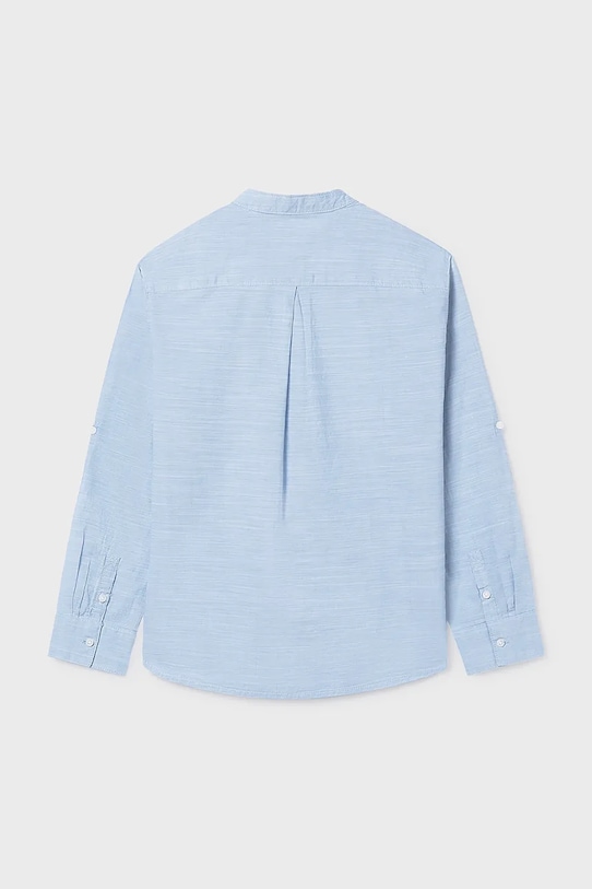 Хлопчик Дитяча бавовняна сорочка Mayoral 6176.7B.Junior.PPY2 блакитний