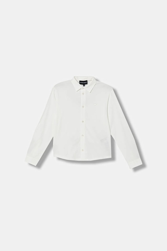 Emporio Armani koszula dziecięca z elastanem biały EB000975.AF21808