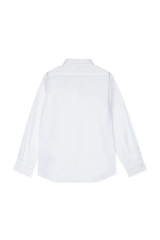 Παιδικό βαμβακερό πουκάμισο Diesel CSTANLEY SHIRT J02472.KXBA8 λευκό SS26