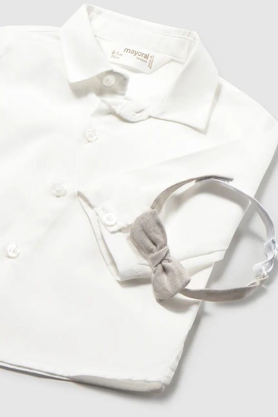 Αγορίστικα Μωρό βαμβακερό πουκάμισο Mayoral Newborn 1101.1K.Newborn.PPY2 μπεζ