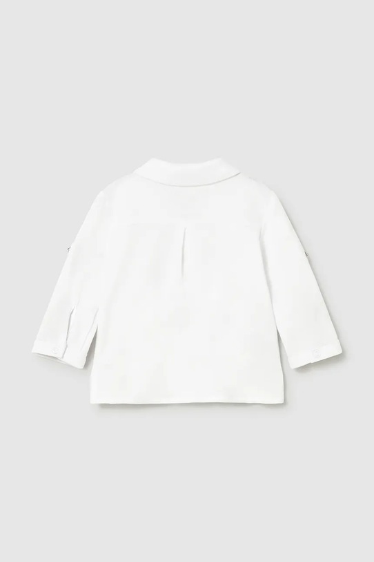 Mayoral Newborn koszula bawełniana niemowlęca 1103.1M.Newborn.PPY2 biały SS26