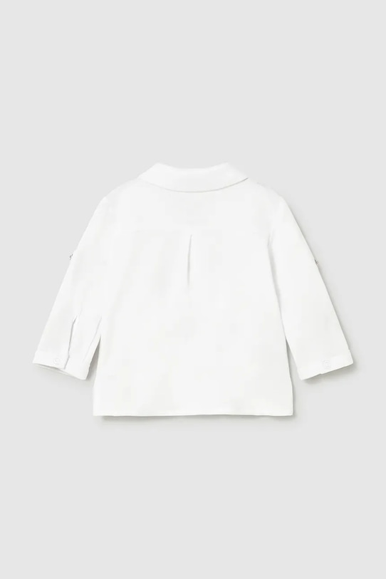 Mayoral Newborn koszula bawełniana niemowlęca 1103.1M.Newborn.PPY2 biały SS26