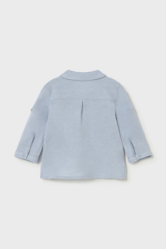 Mayoral Newborn koszula bawełniana niemowlęca 1103.1M.Newborn.PPY2 niebieski SS26