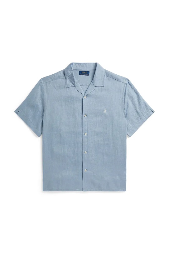 Polo Ralph Lauren Košeľa detská ľanová 323964585502 modrá SS26