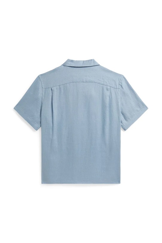 Chlapec Polo Ralph Lauren Košeľa detská ľanová 323964585502 modrá
