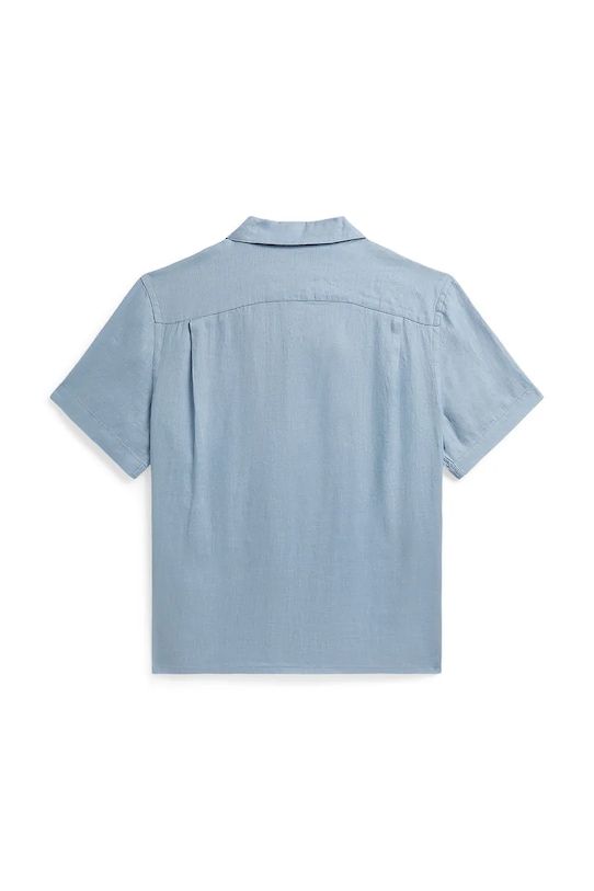 Chlapec Polo Ralph Lauren Košeľa detská ľanová 323964585502 modrá