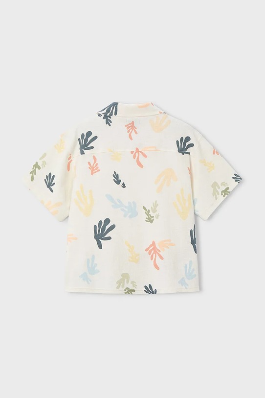 Dječaci Dječja pamučna košulja Mayoral 6178.7H.Boston.PPY2 bež