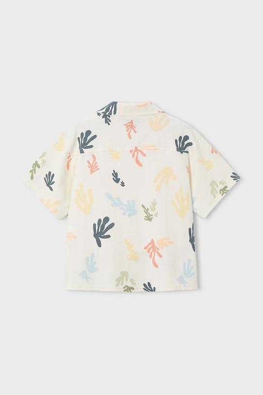 Dječaci Dječja pamučna košulja Mayoral 6178.7H.Boston.PPY2 bež