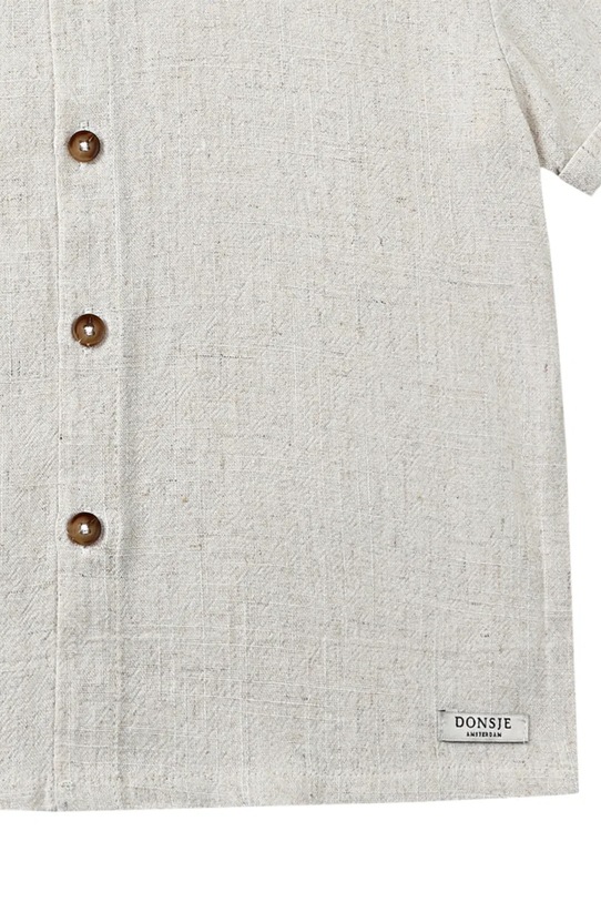 Donsje koszula z dodatkiem lnu dziecięca Brammie Shirt 4099500 biały
