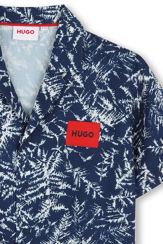 Детская рубашка HUGO тёмно-синий G01001.162.174