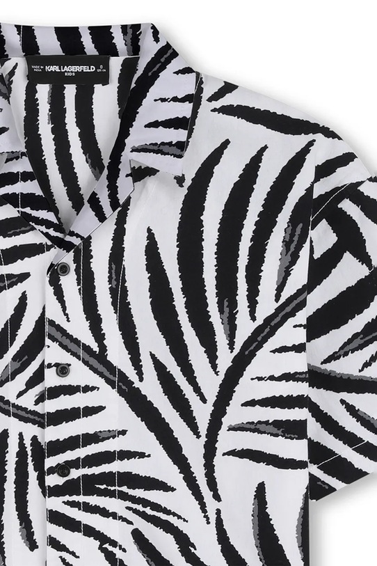 Karl Lagerfeld koszula dziecięca bawełniana biały Z31081.114.150