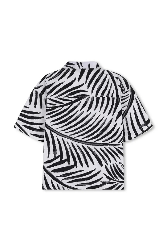 Chłopiec Karl Lagerfeld koszula dziecięca bawełniana Z31081.162.174 biały