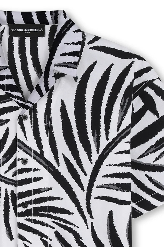 Karl Lagerfeld koszula dziecięca bawełniana biały Z31081.162.174