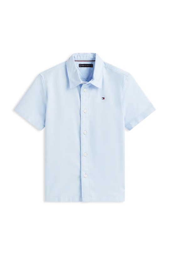 Tommy Hilfiger koszula dziecięca bawełniana KB0KB09554.128.176.PPY2 niebieski SS26