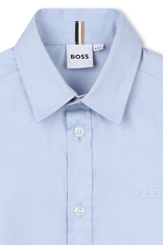 CHLAPEC Dětská bavlněná košile BOSS J53160.102.108 modrá
