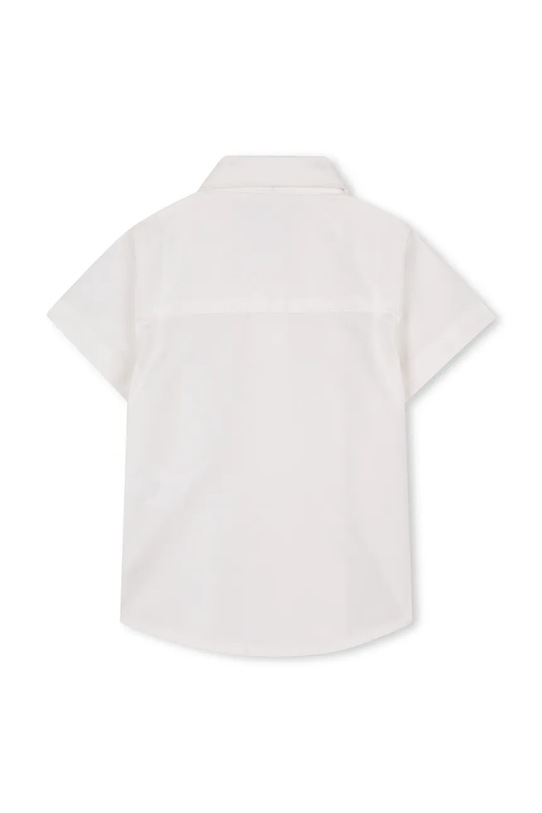 Bombažna srajca za dojenčka BOSS J53161.74.81 bela SS26