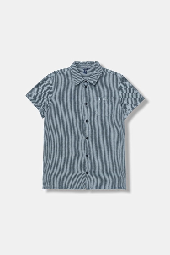 Guess koszula dziecięca bawełniana granatowy L6GH03.WN400.PPY2.M