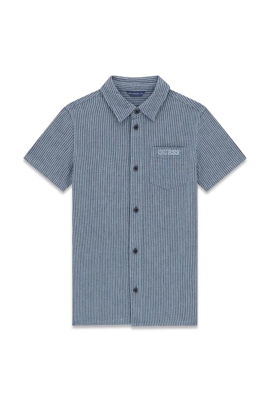 Guess košeľa detská bavlnená L6GH03.WN400.PPY2.M tmavomodrá SS26
