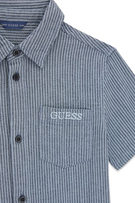Guess košeľa detská bavlnená tmavomodrá L6GH03.WN400.PPY2.M