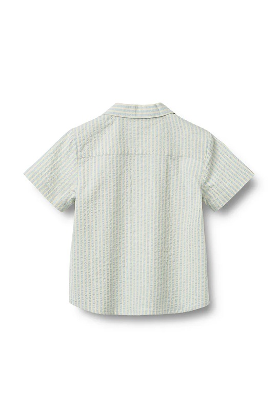 Chłopiec Wheat koszula dziecięca bawełniana 2603.430.GOTS niebieski