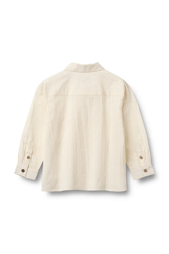 Wheat koszula bawełniana dziecięca 2659.369.GOTS biały SS26