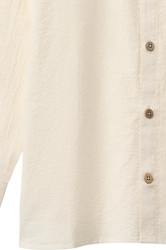 Chłopiec Wheat koszula bawełniana dziecięca 2659.369.GOTS biały