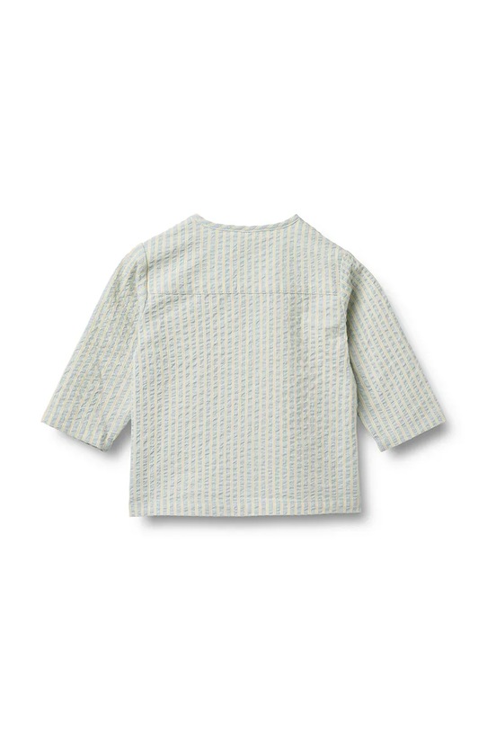 Wheat koszula niemowlęca bawełniana 6658.430.GOTS niebieski SS26