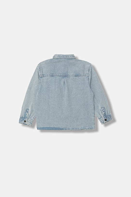 United Colors of Benetton koszula dziecięca jeansowa 5PY3GQ02Z.P.Stagionale niebieski SS26