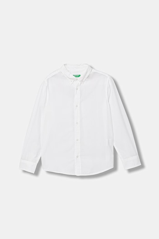United Colors of Benetton Košeľa detská bavlnená biela 54AZCQ00R.G.Riproposto