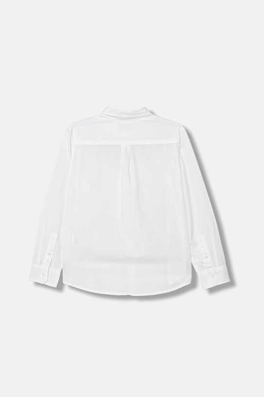 United Colors of Benetton koszula dziecięca bawełniana 54AZCQ00R.G.Riproposto biały SS26