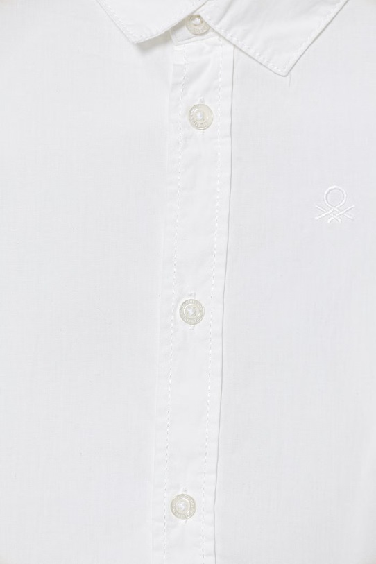 Chłopiec United Colors of Benetton koszula dziecięca bawełniana 54AZGQ00J.P.Riproposto biały