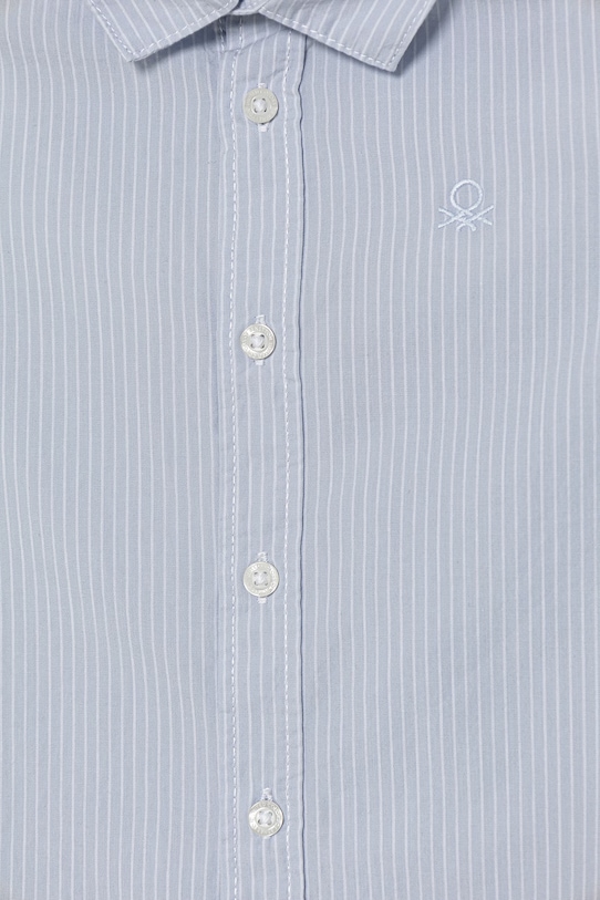 Chlapec United Colors of Benetton košeľa detská bavlnená 54AZGQ00J.P.Stagionale modrá