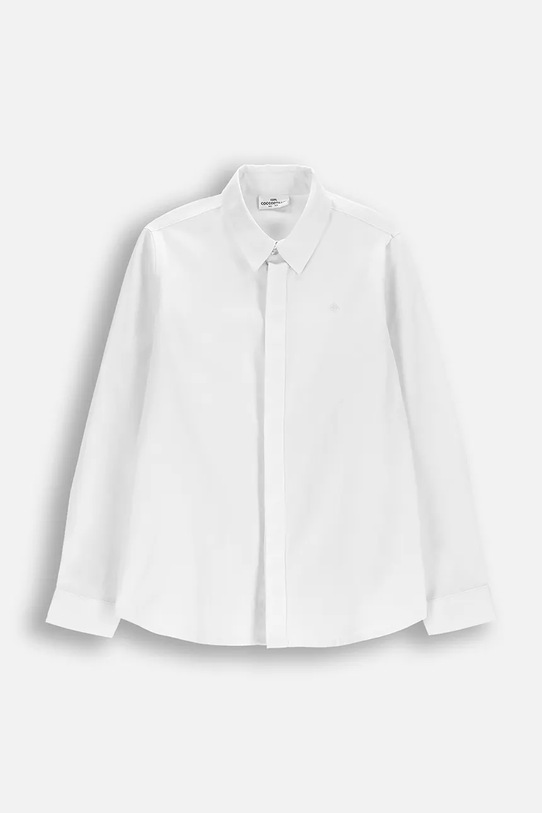 Coccodrillo koszula dziecięca z bawełną biały WC6136104EJB