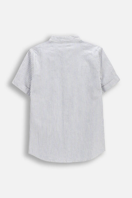Coccodrillo koszula dziecięca z domieszką lnu WC6136202EJB niebieski SS26