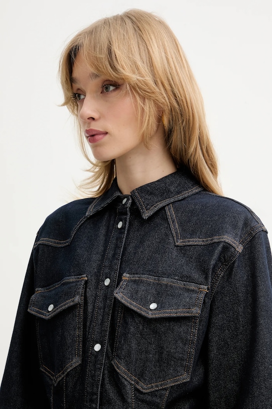 Gestuz koszula jeansowa granatowy 10910867