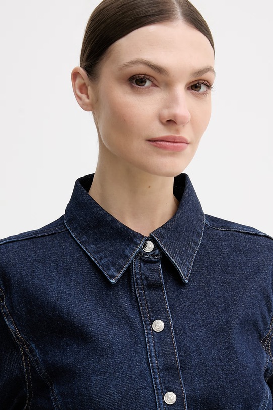 Calvin Klein Jeans koszula jeansowa granatowy LV047E709G