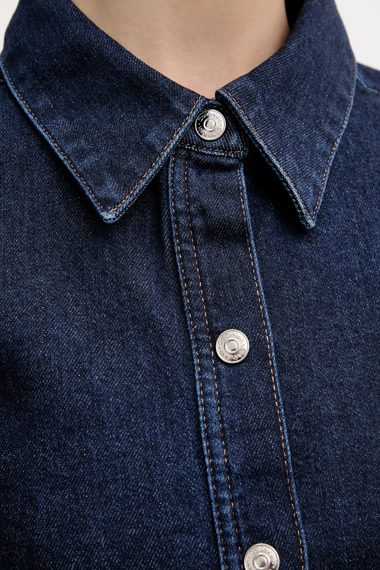 Calvin Klein Jeans koszula jeansowa LV047E709G granatowy