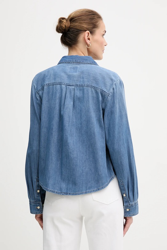 Odzież Calvin Klein Jeans koszula jeansowa LV047E902G niebieski