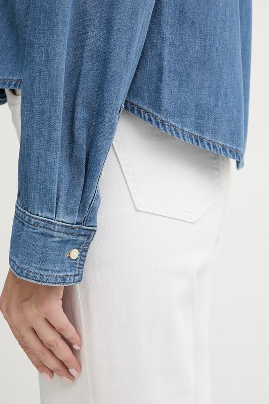 Calvin Klein Jeans koszula jeansowa LV047E902G niebieski