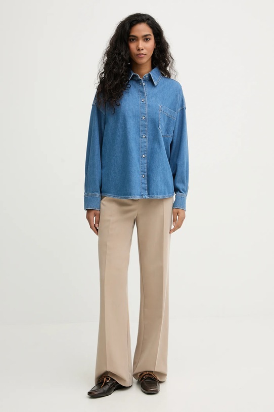 Weekend Max Mara koszula jeansowa FOGGIA 2615111011600 niebieski SS26