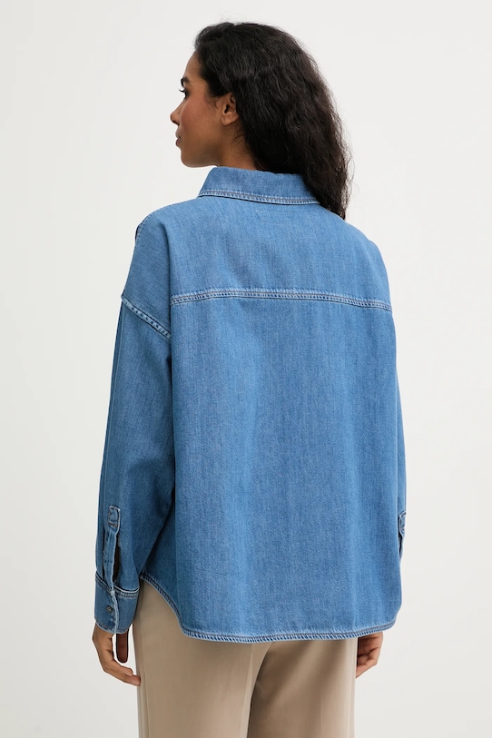 Îmbrăcăminte Weekend Max Mara cămașă din denim FOGGIA 2615111011600 bleumarin