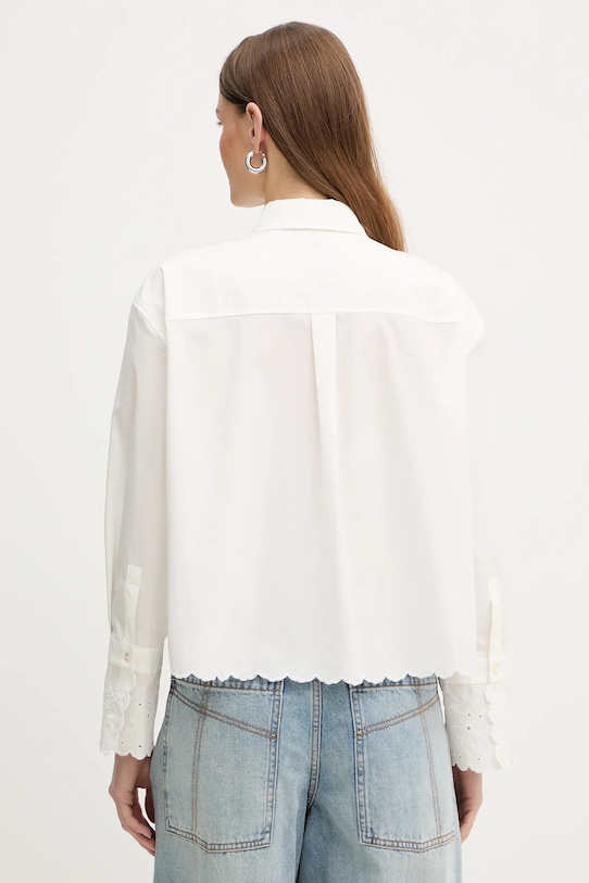 Odzież Weekend Max Mara koszula bawełniana NEUTRO 2615111021600 beżowy