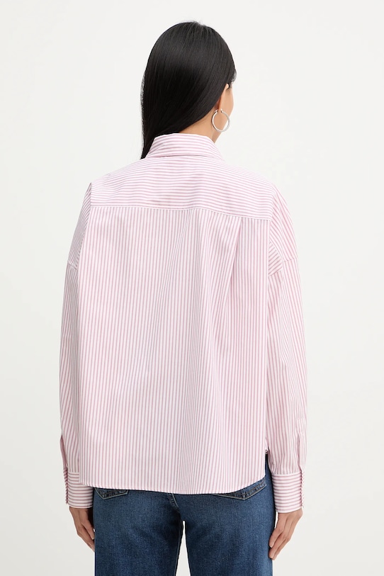 Odzież Weekend Max Mara koszula bawełniana AUREO 2615111031600 różowy