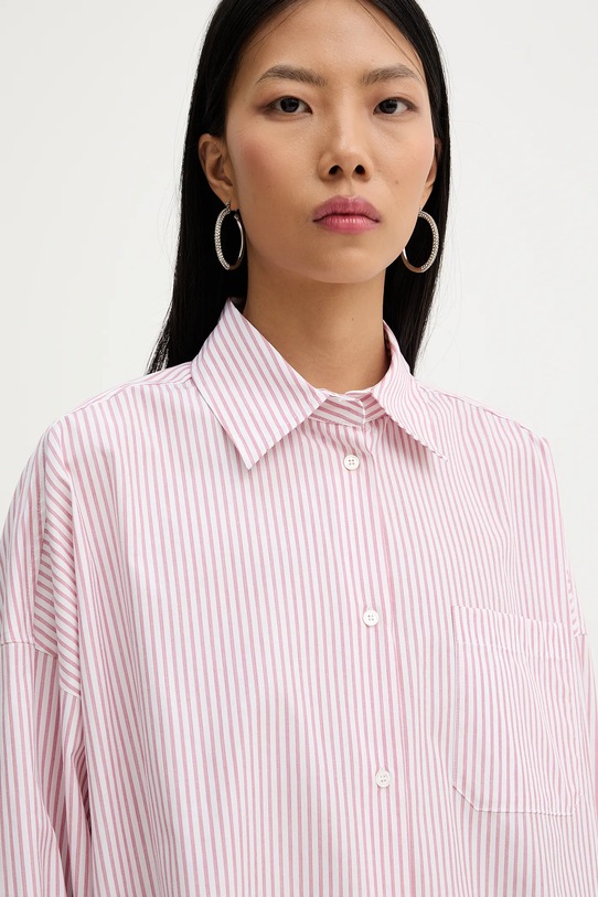 Weekend Max Mara koszula bawełniana AUREO różowy 2615111031600