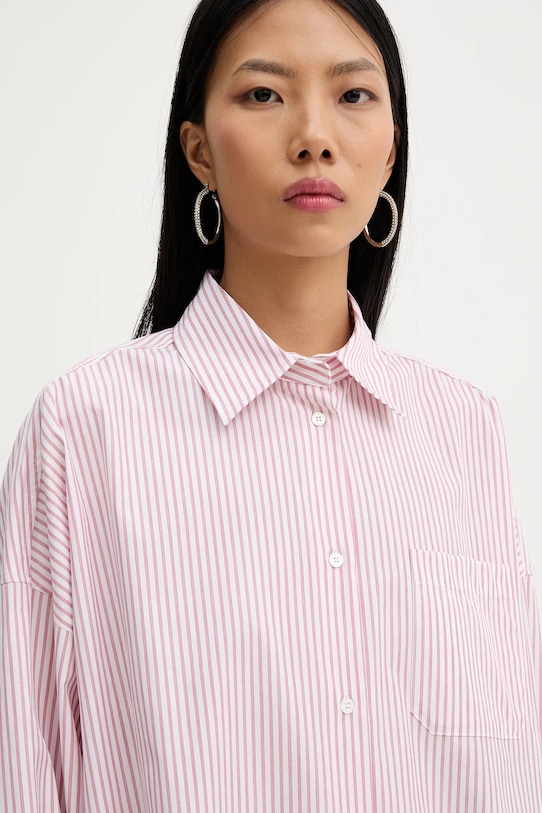 Weekend Max Mara koszula bawełniana AUREO różowy 2615111031600