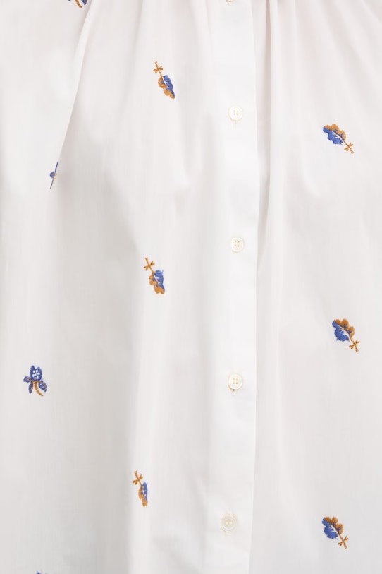 Weekend Max Mara koszula damska bawełniana BUTTERFLY 2615111042600 biały