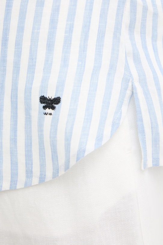 Weekend Max Mara πουκάμισο γυναικείο λινό PANETTO 2615111102600 μπλε