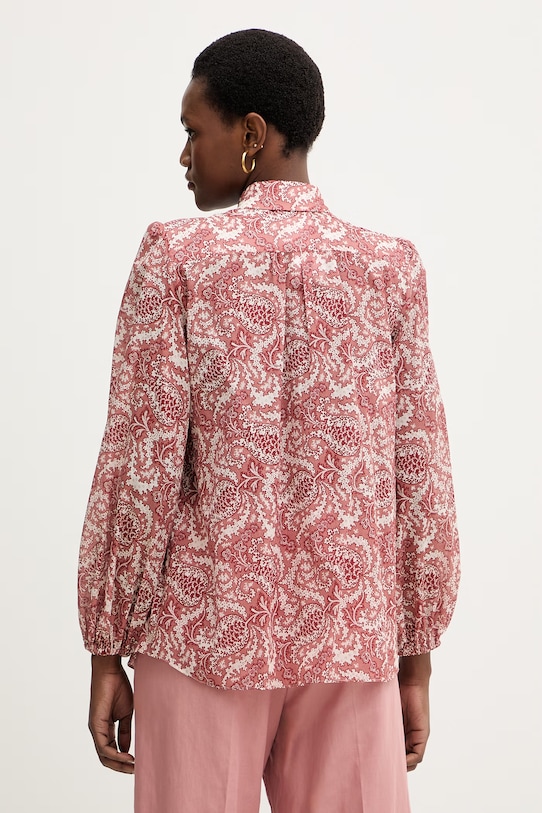 Oblečenie Bavlnená košeľa Weekend Max Mara PERIODI 2615111192600 červená