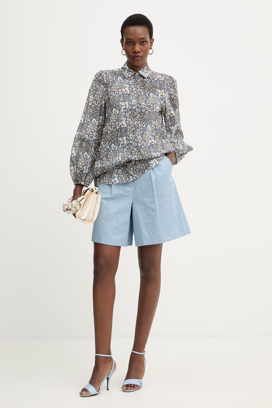 Bavlnená košeľa Weekend Max Mara PERIODI 2615111192600 modrá SS26