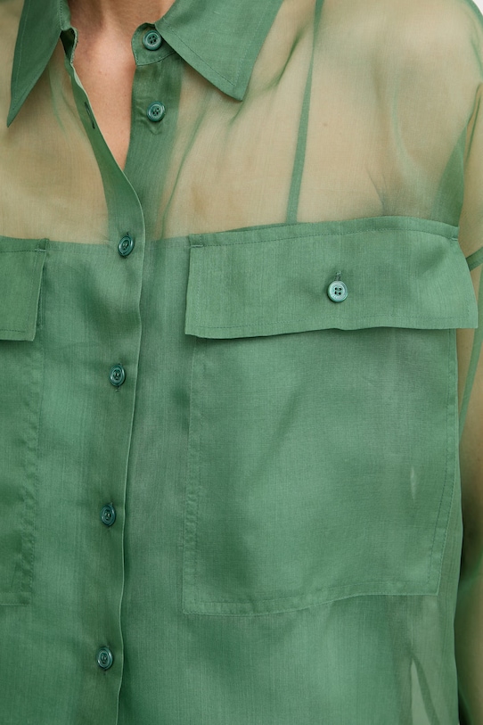 Weekend Max Mara рубашка для женщин из шелка COLOMBA 2615261012600 зелёный
